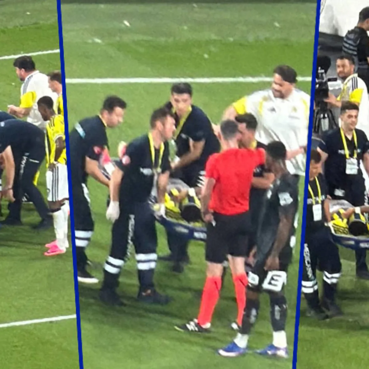 Fenerbahçe’de sakatlık şoku! Oyun alanını sedyeyle terk etti